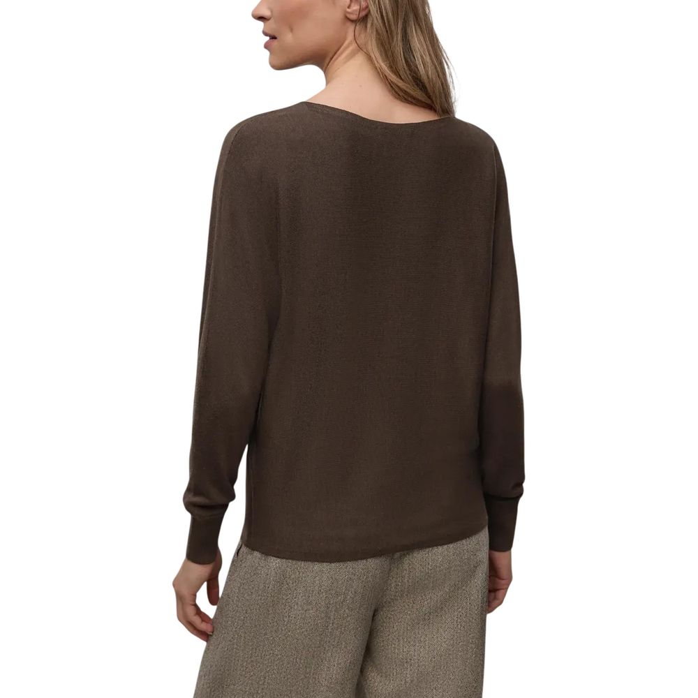 Street One Brown Viscose Sweatshirt