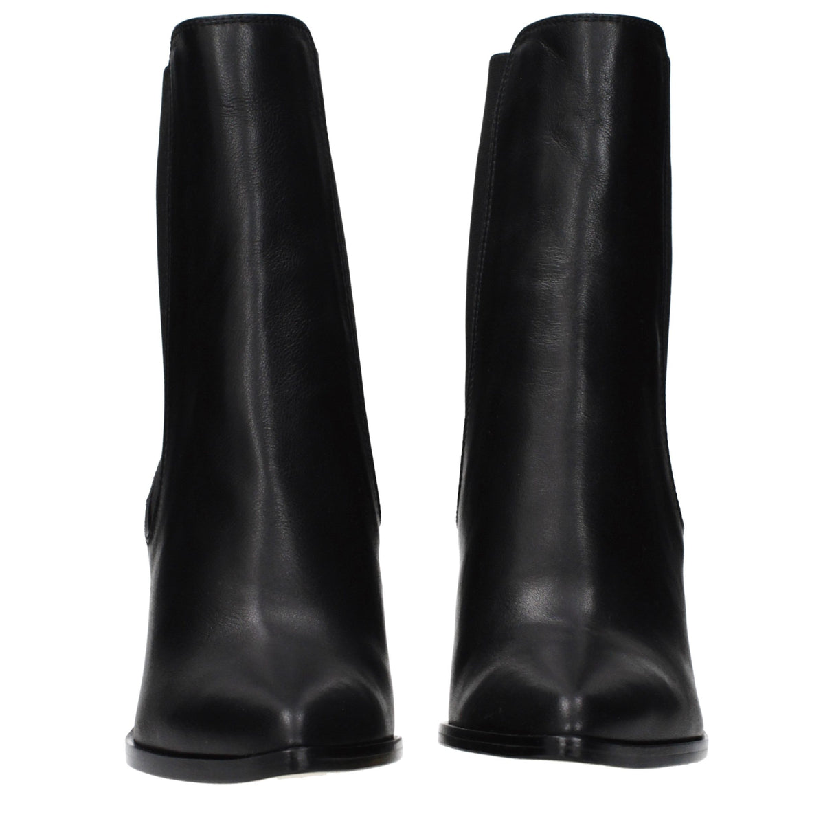 Jimmy Choo Black Leather Ankle Boots