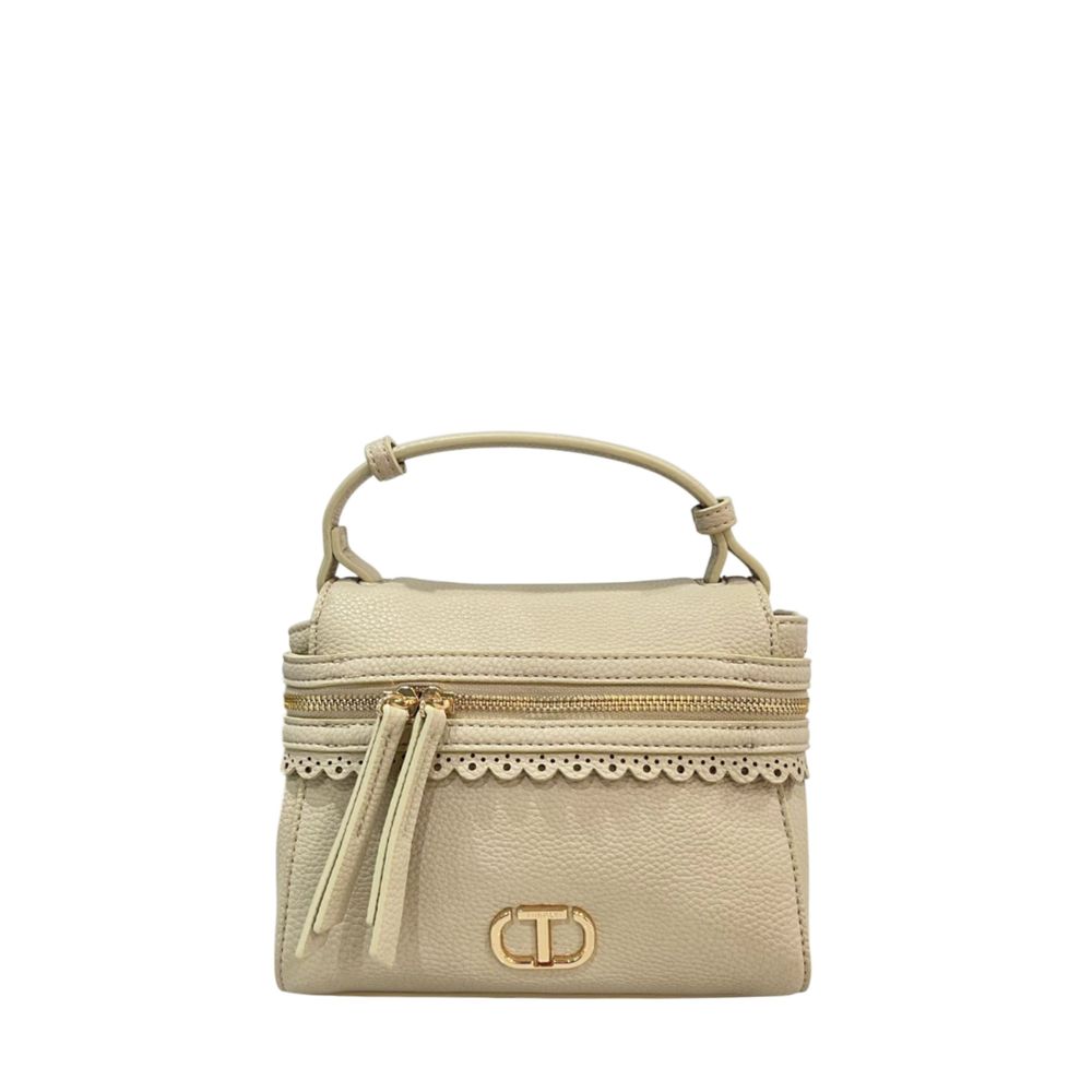 Twinset Beige Polyethylene Shoulder Bag