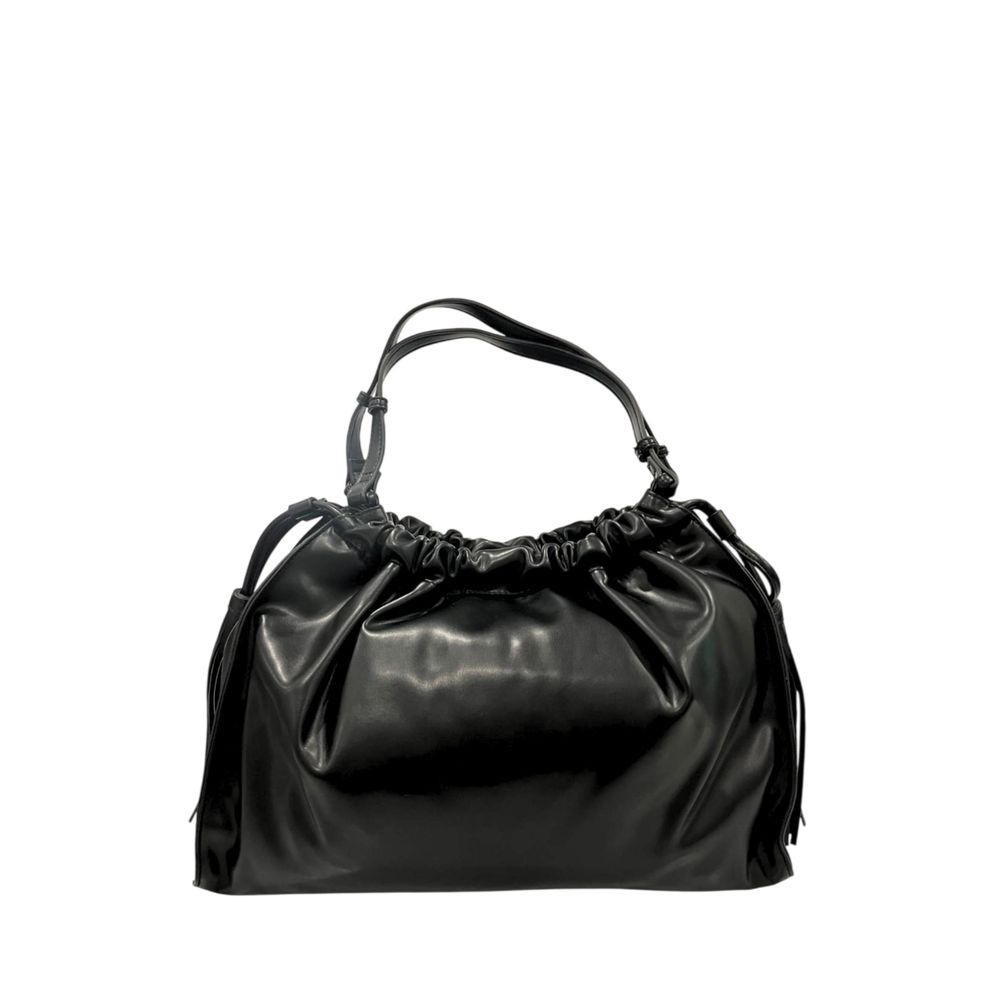Twinset Black PU Women Shoulder Bag