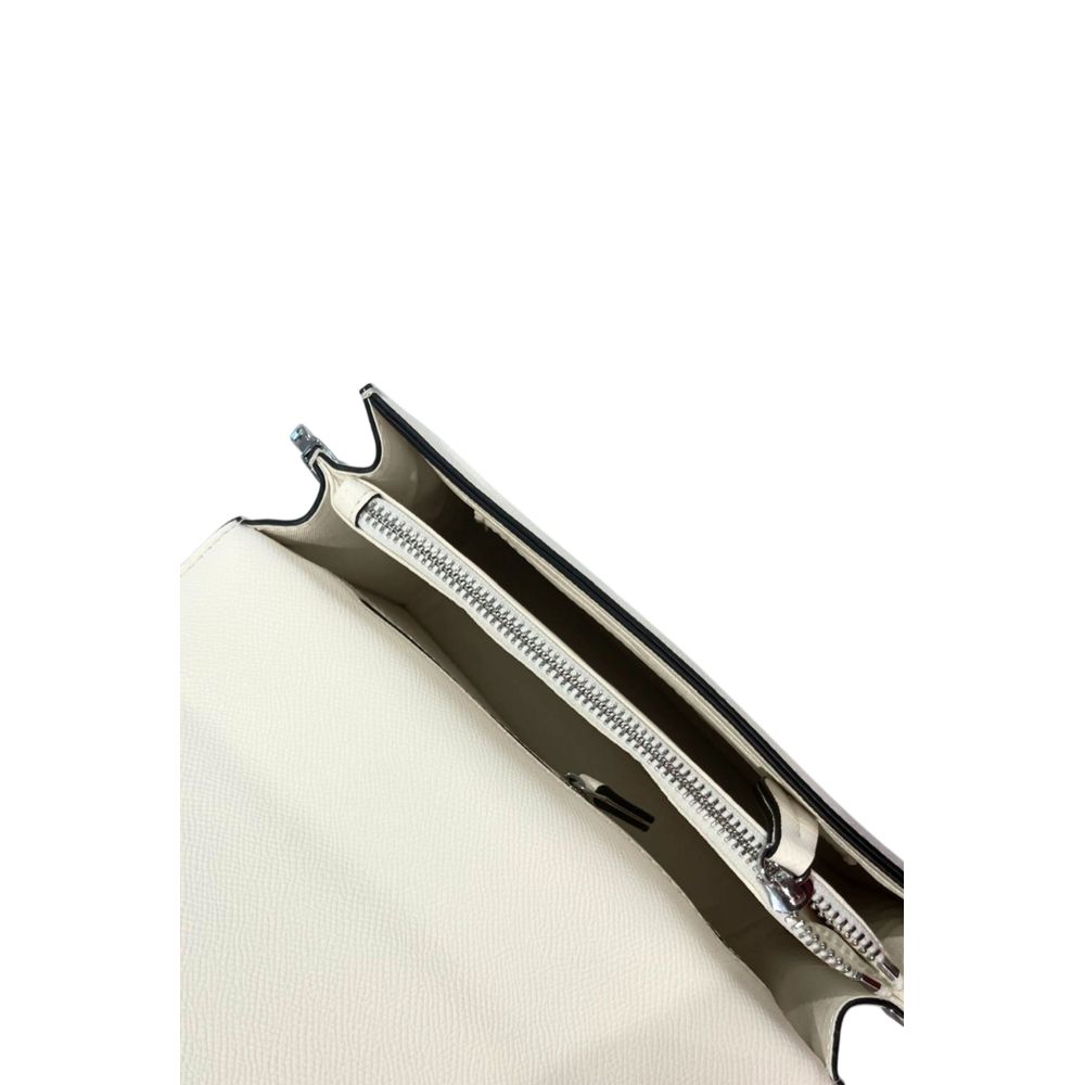 Twinset White PU Women Crossbody Bag