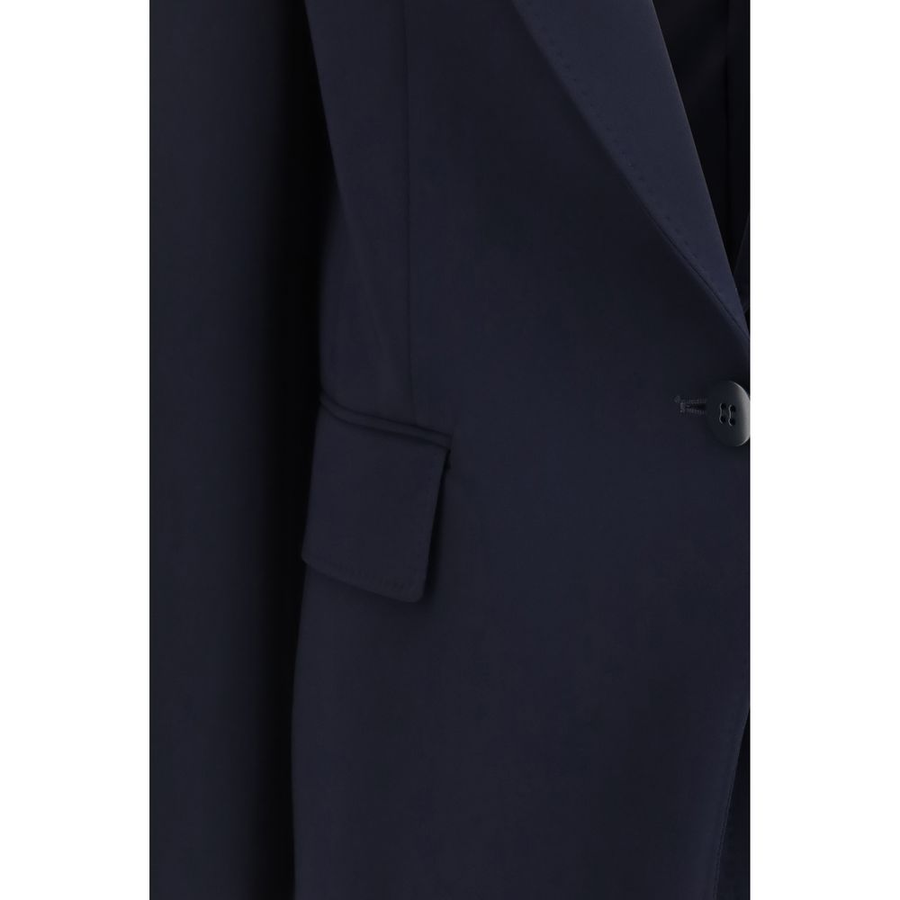 Max Mara Blue Triacetate Blazer