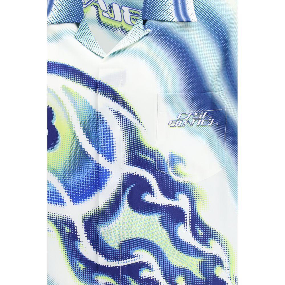 Casablanca Multicolor Silk Dress Shirt