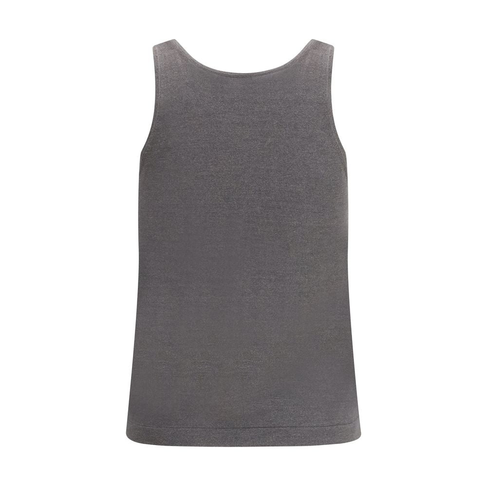 Brunello Cucinelli Gray Cashmere Tank Tops