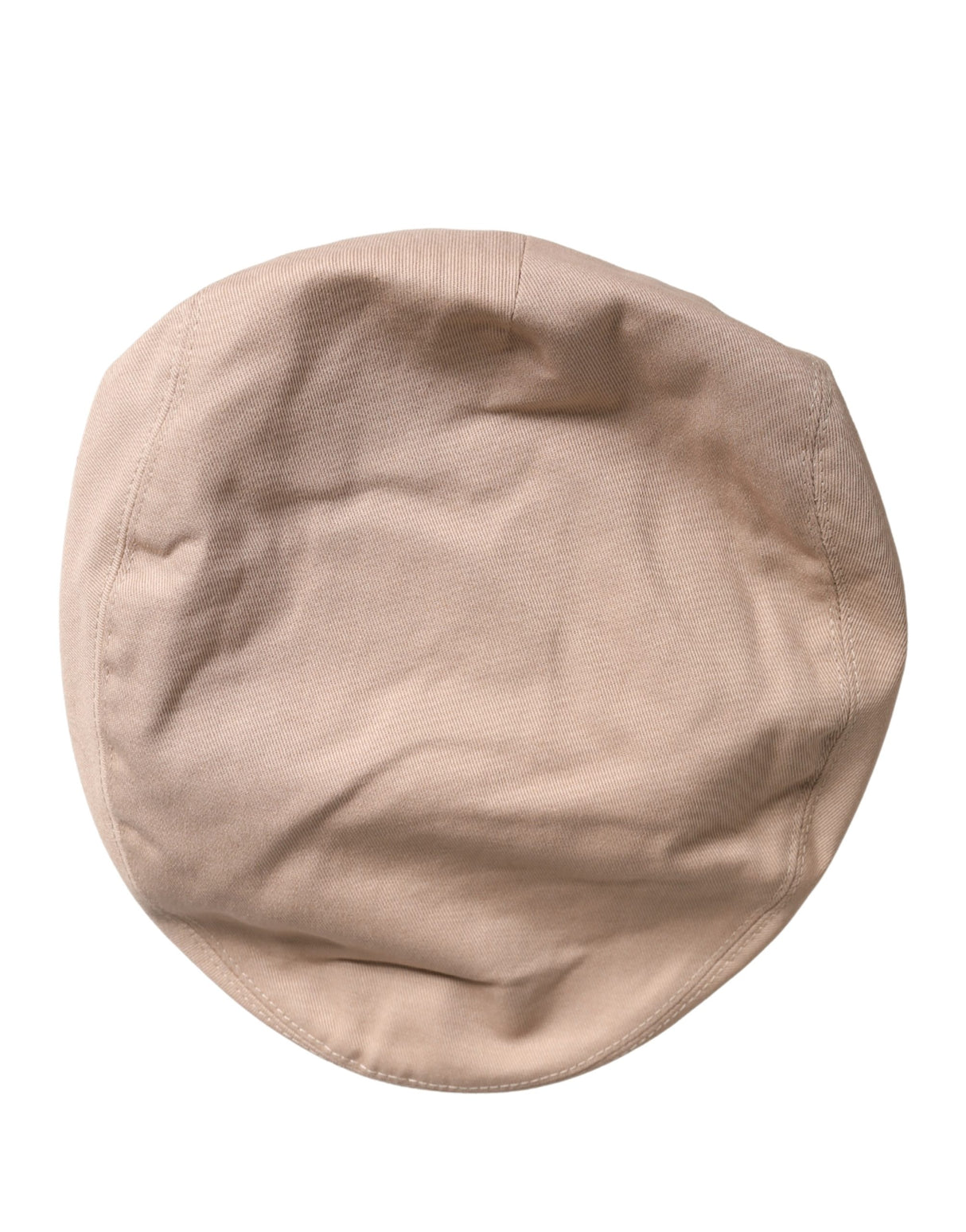 Dolce & Gabbana Men Beige Cotton Newsboy Cloth Capello Hat