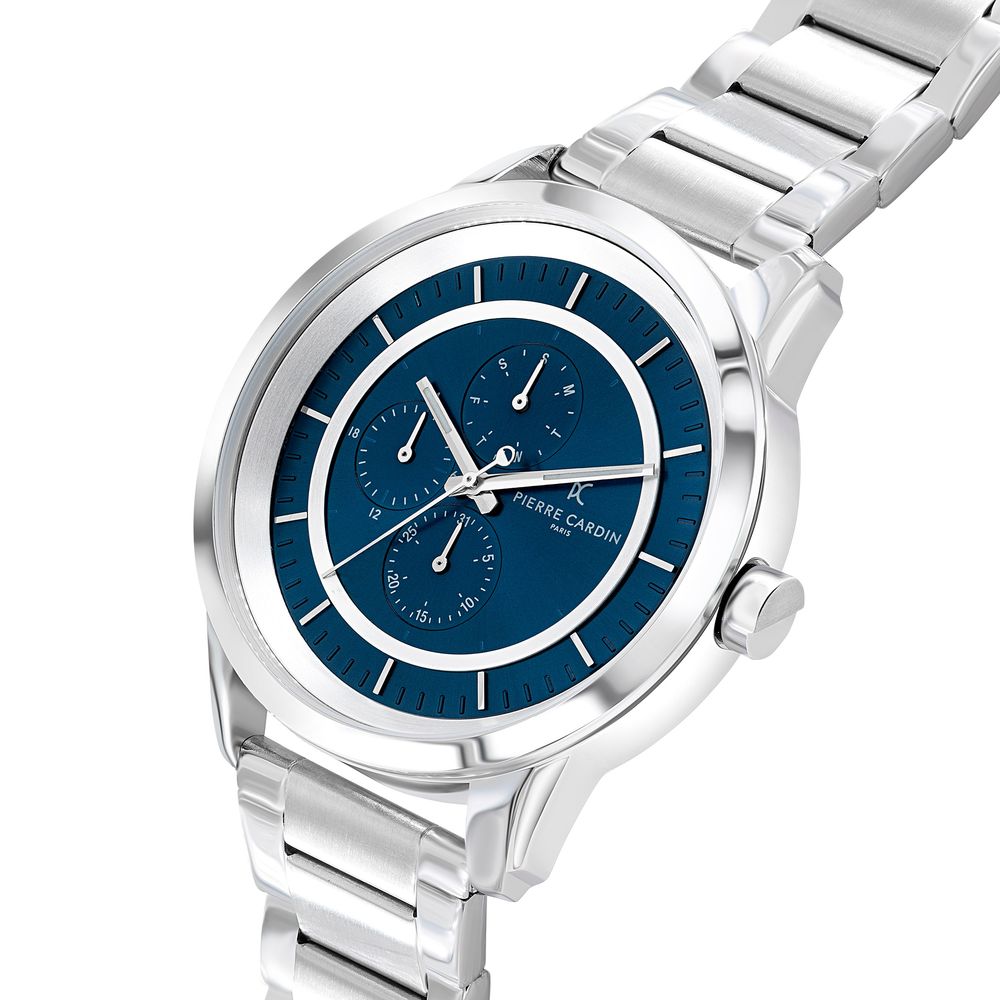 Pierre Cardin Gray Stainless Steel Dress Watch