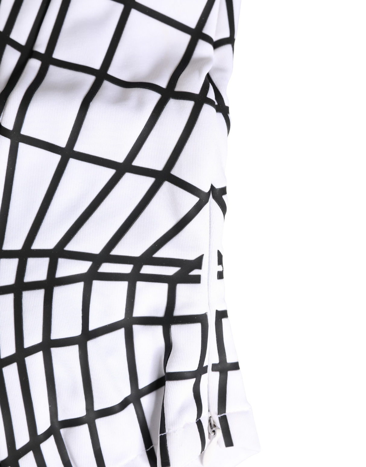 Dolce & Gabbana Men White Stripes Nylon Ski Mask Balaclava Hat