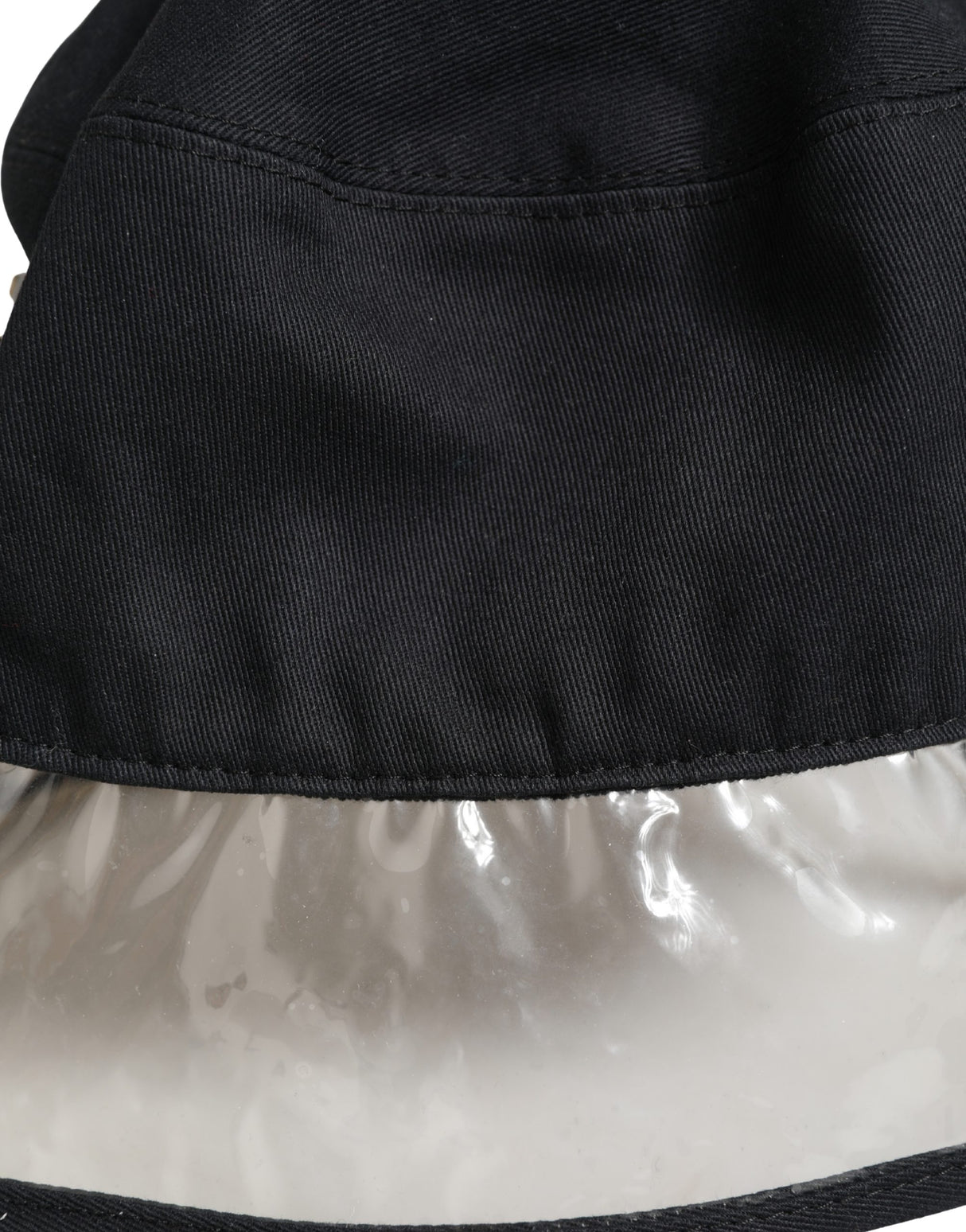 Dolce & Gabbana Black Cotton Plastic Fisherman Bucket Capello Hat