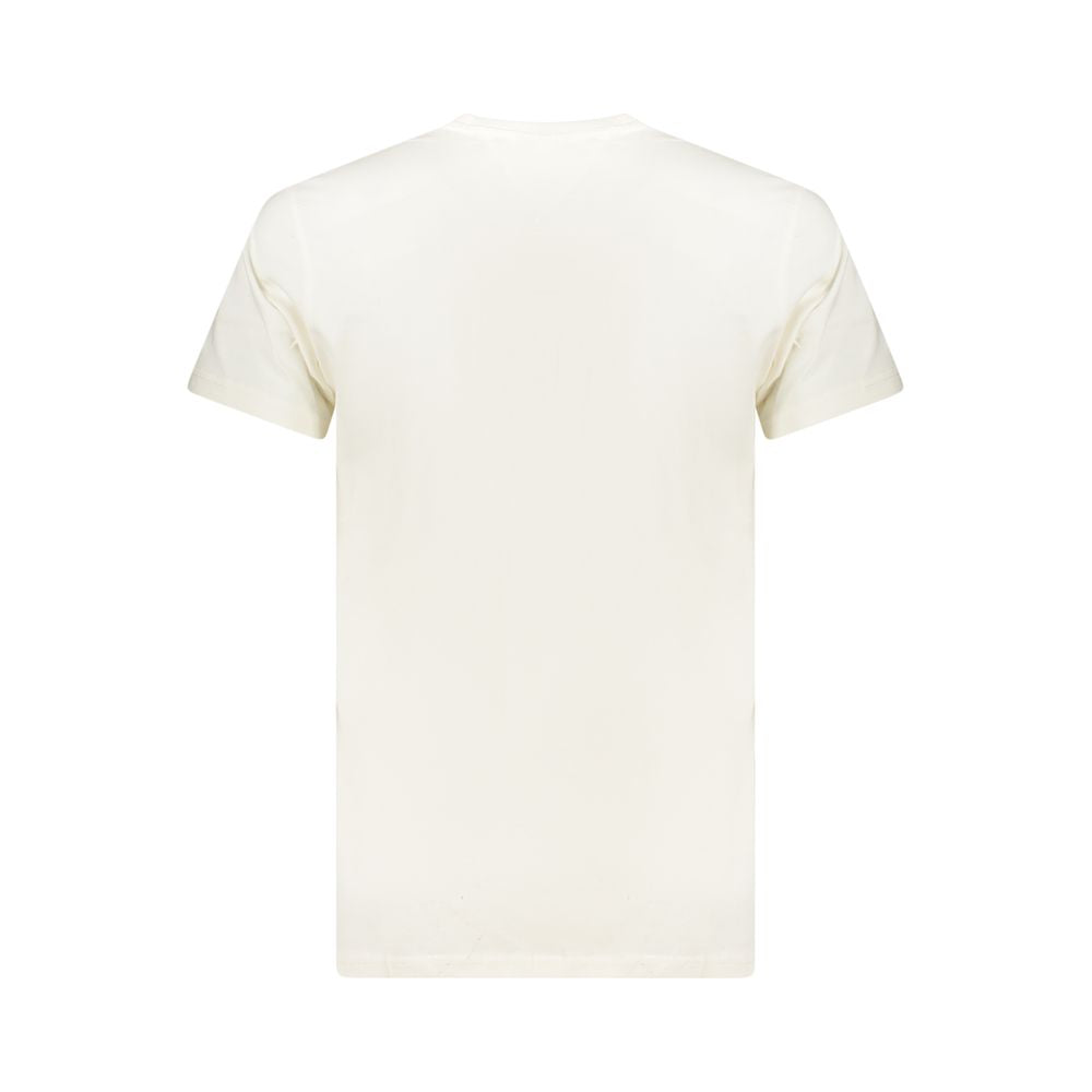 Tommy Hilfiger White Cotton Men's T-Shirt