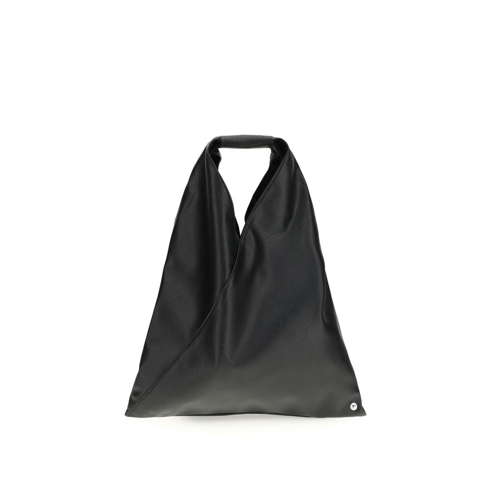 MM6 Black Polyethylene Handbag