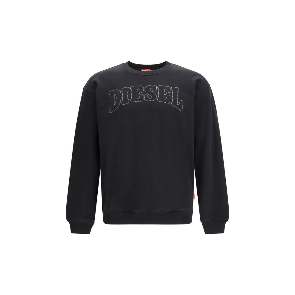 Diesel Black Cotton Sweatshirt