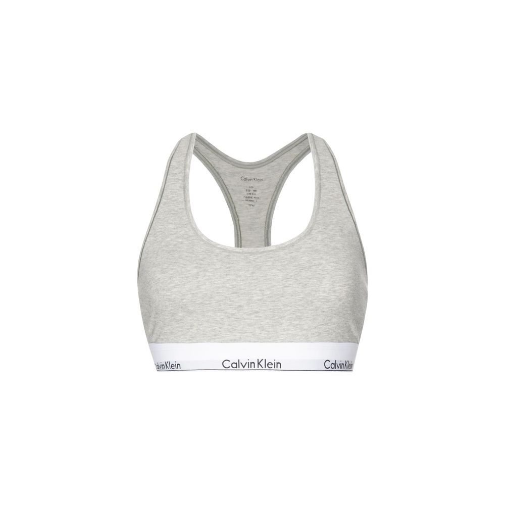 Calvin Klein Underwear Gray Cotton Bra