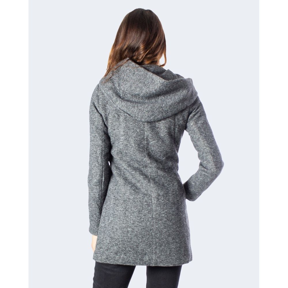 Only Gray Polyester Coat