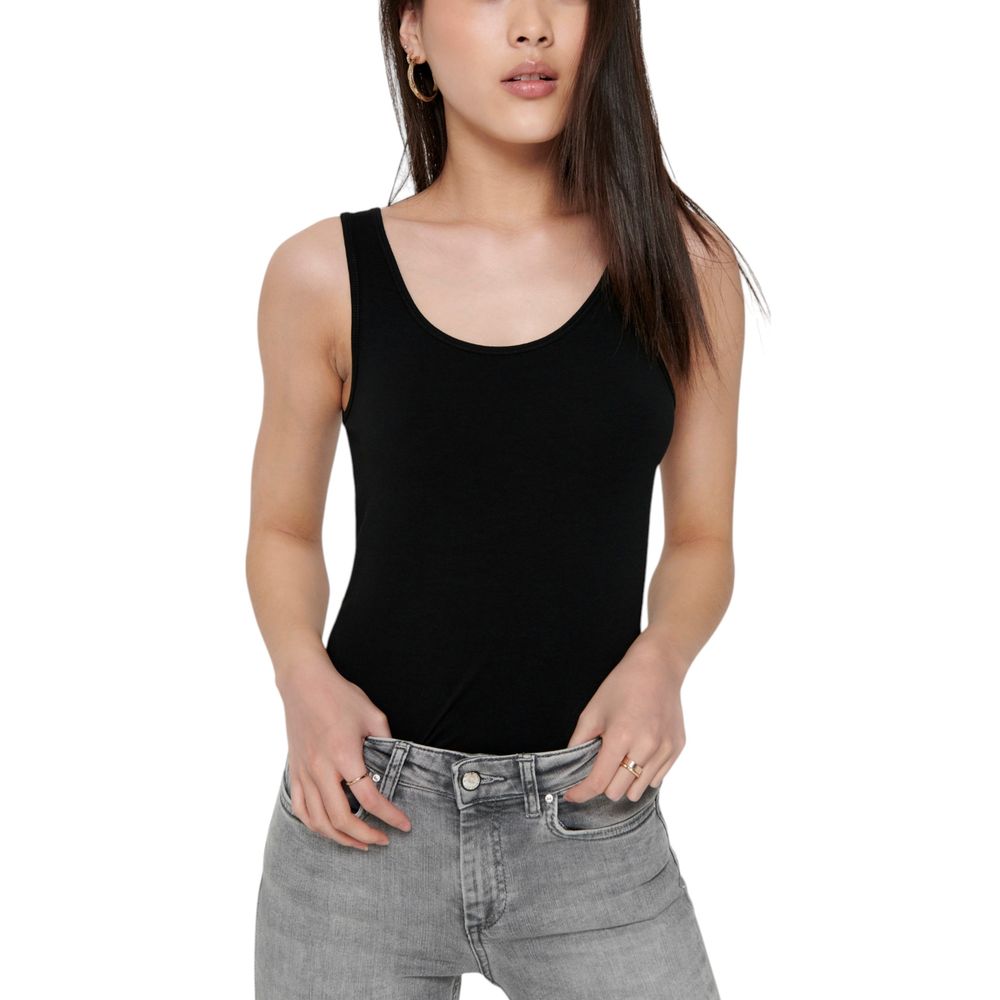 Only Black Cotton Tank Tops