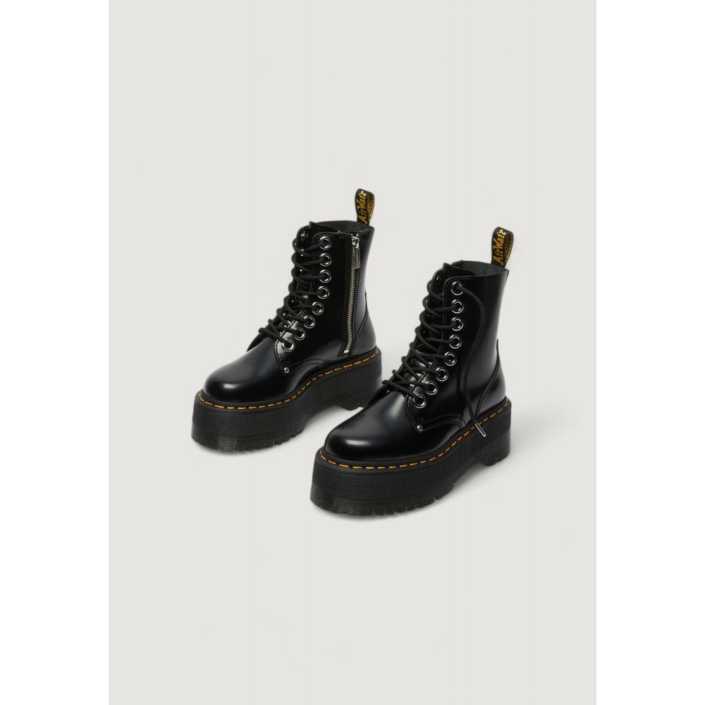 Dr. Martens Black Leather Lace-Up Boots