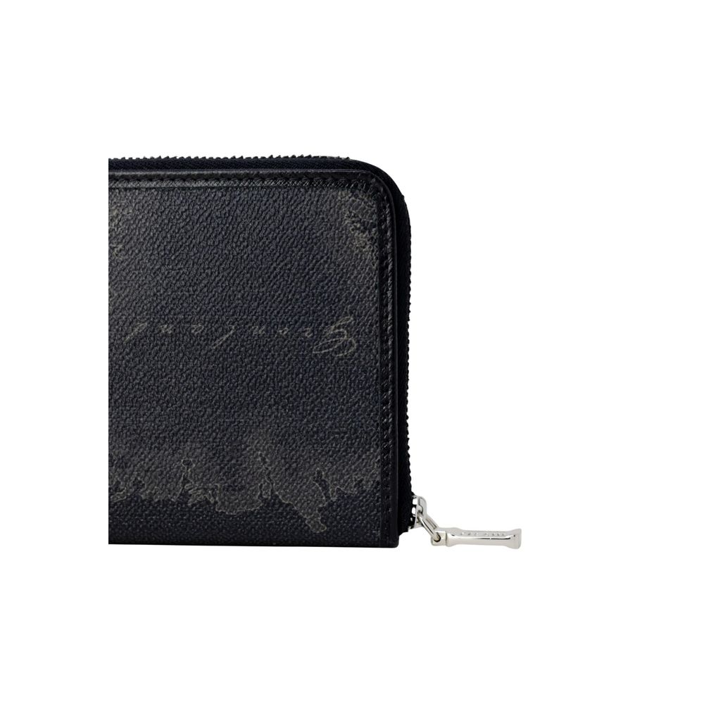 Alviero Martini Prima Classe Black Leather Wallet