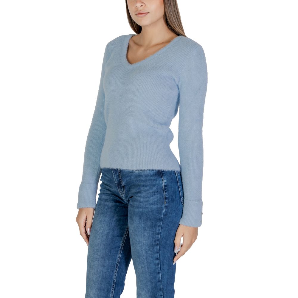 Morgan De Toi Blue Polyamide Sweatshirt