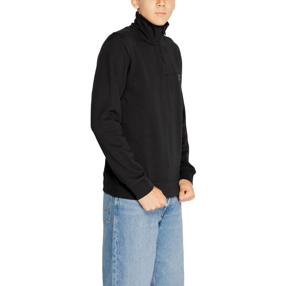 Hugo Boss Black Cotton Sweatshirt