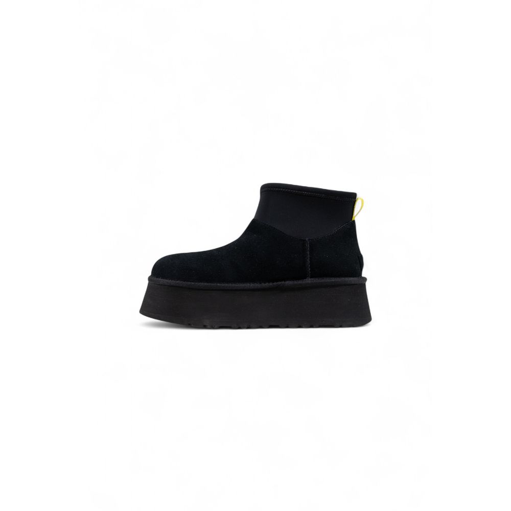 UGG Black Suede Leather Ankle Boots
