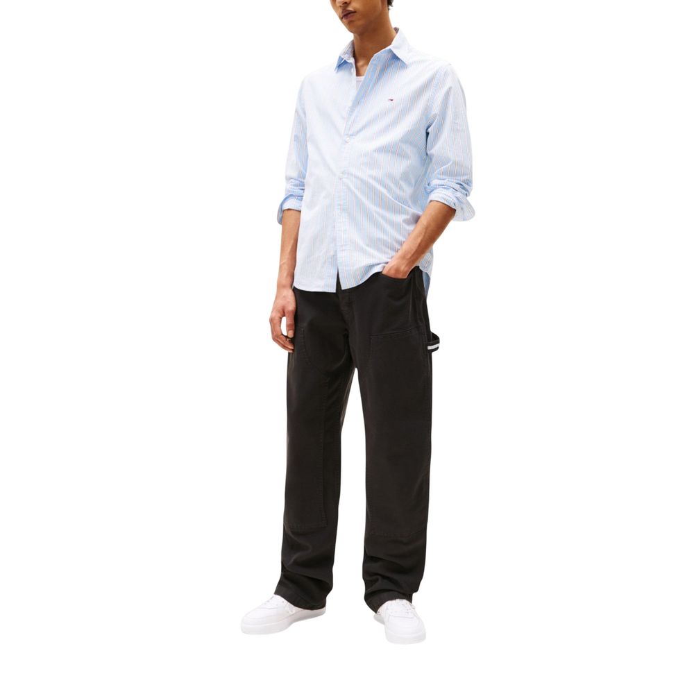 Tommy Hilfiger Jeans Black Organic Cotton Casual Pants