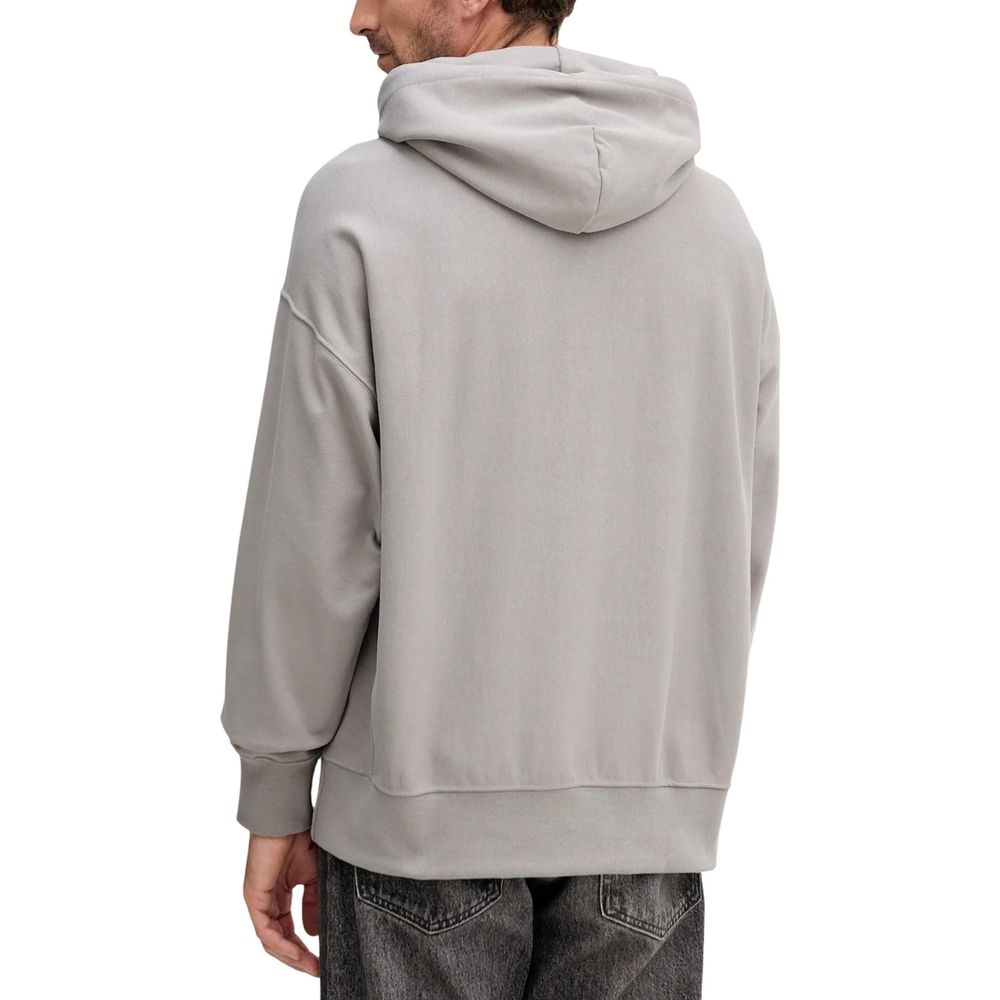 Calvin Klein Jeans Gray Cotton Hoodie