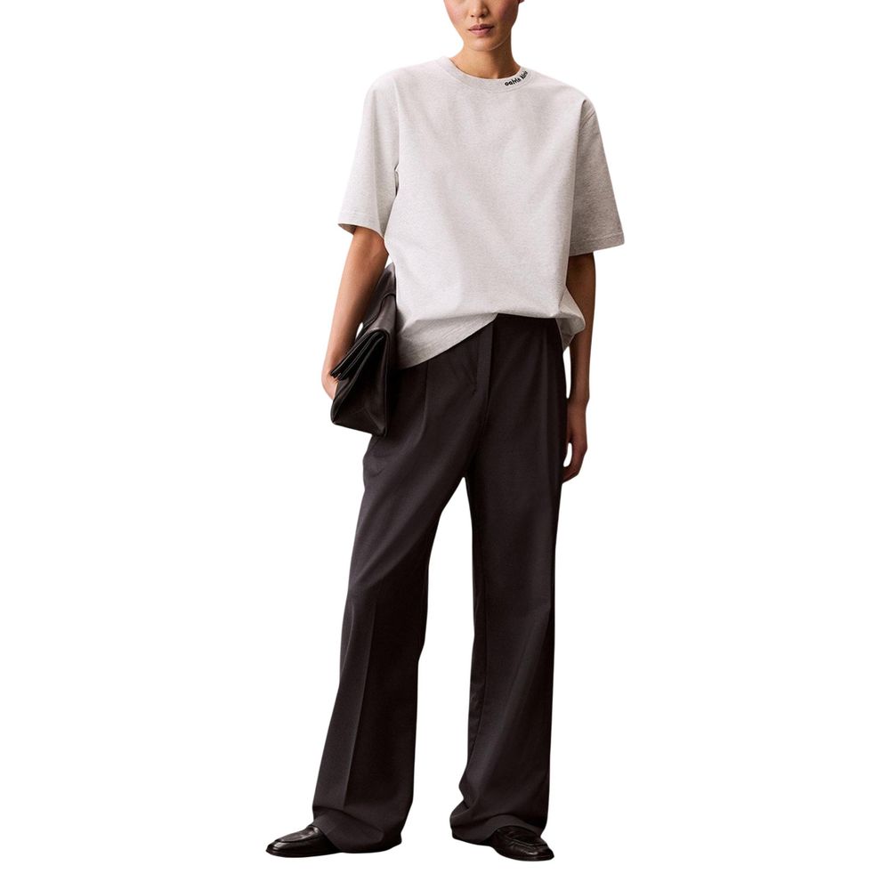 Calvin Klein Jeans Gray Cotton T-Shirt