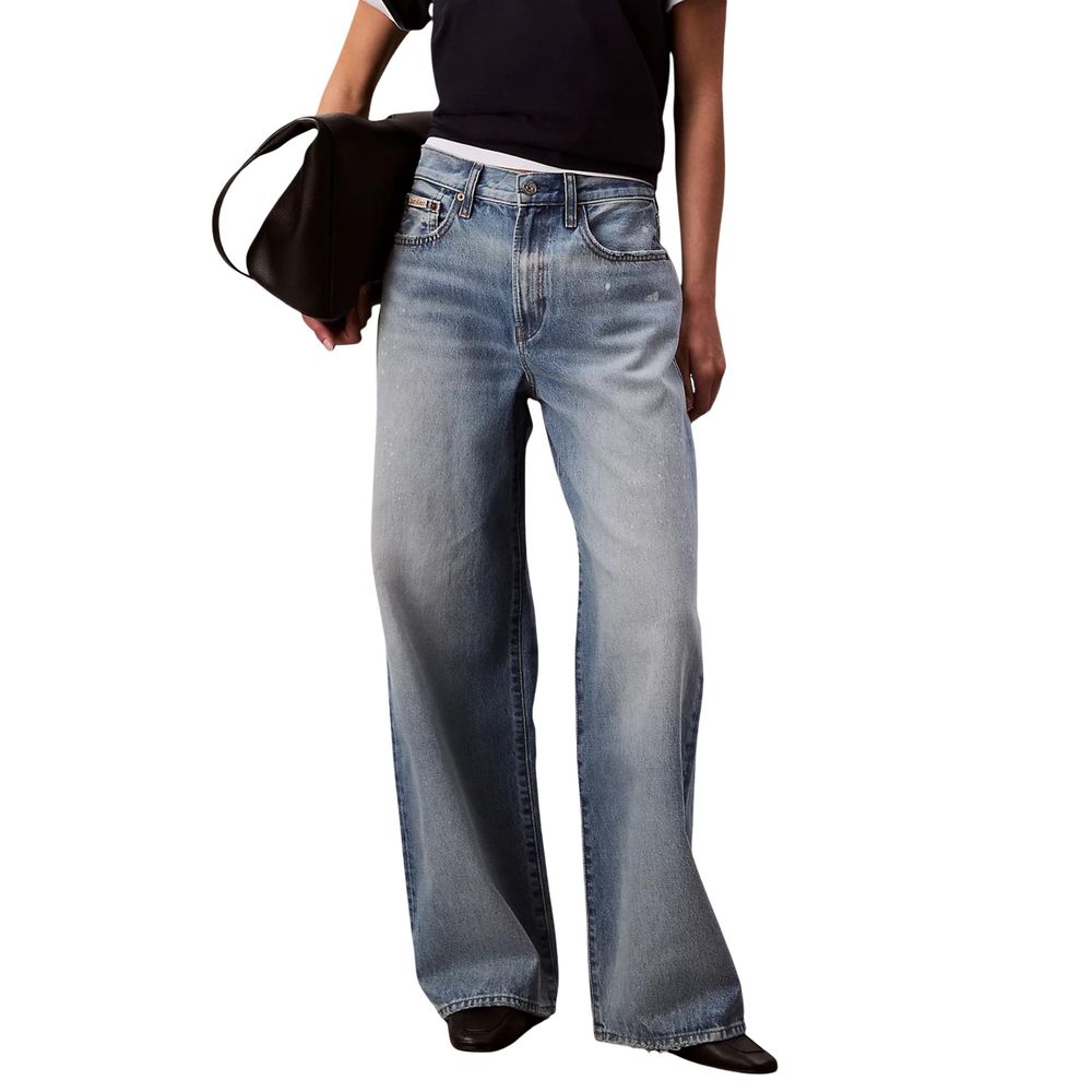 Calvin Klein Jeans Blue Cotton Bootcut Jeans