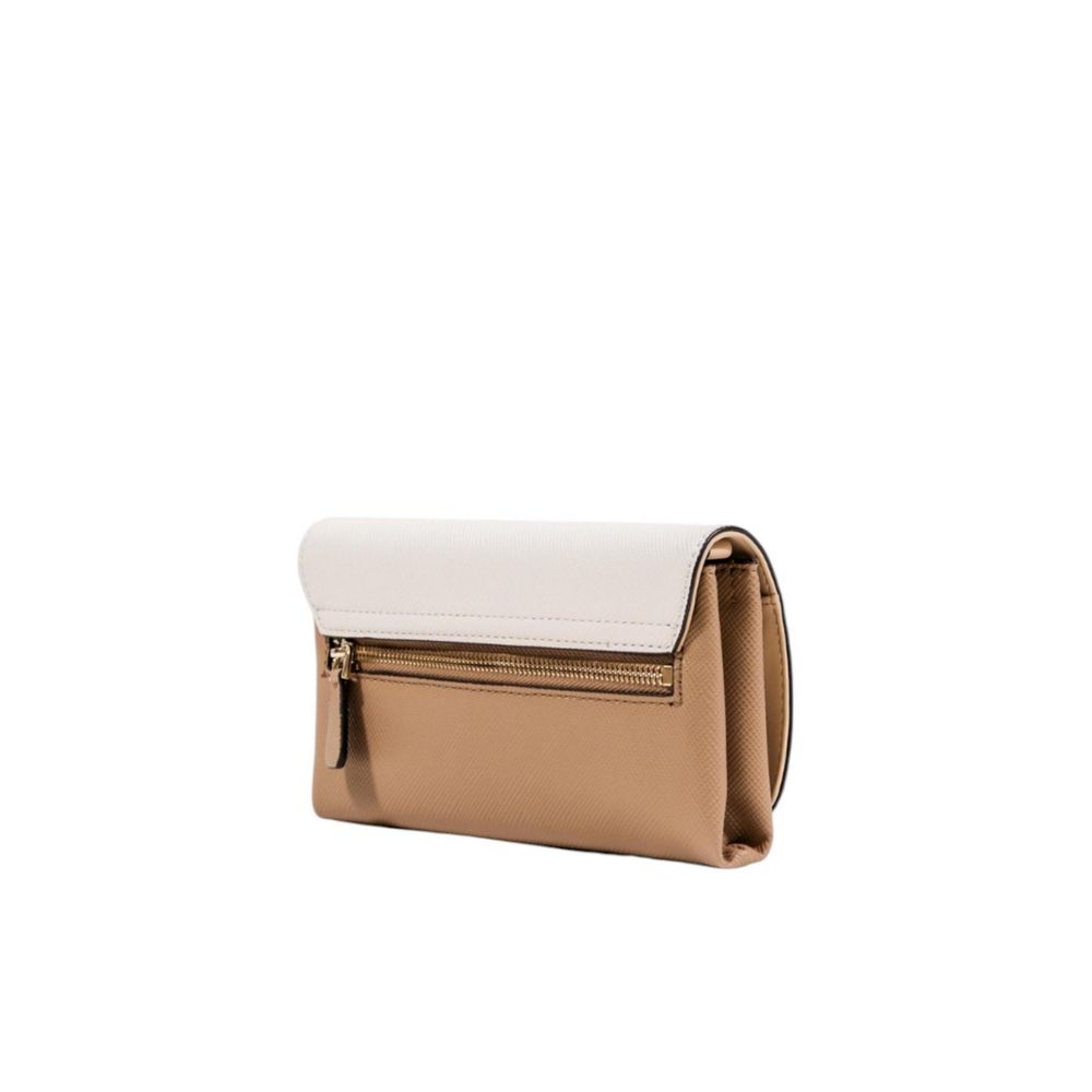 Guess Beige Polyethylene Clutch Bag
