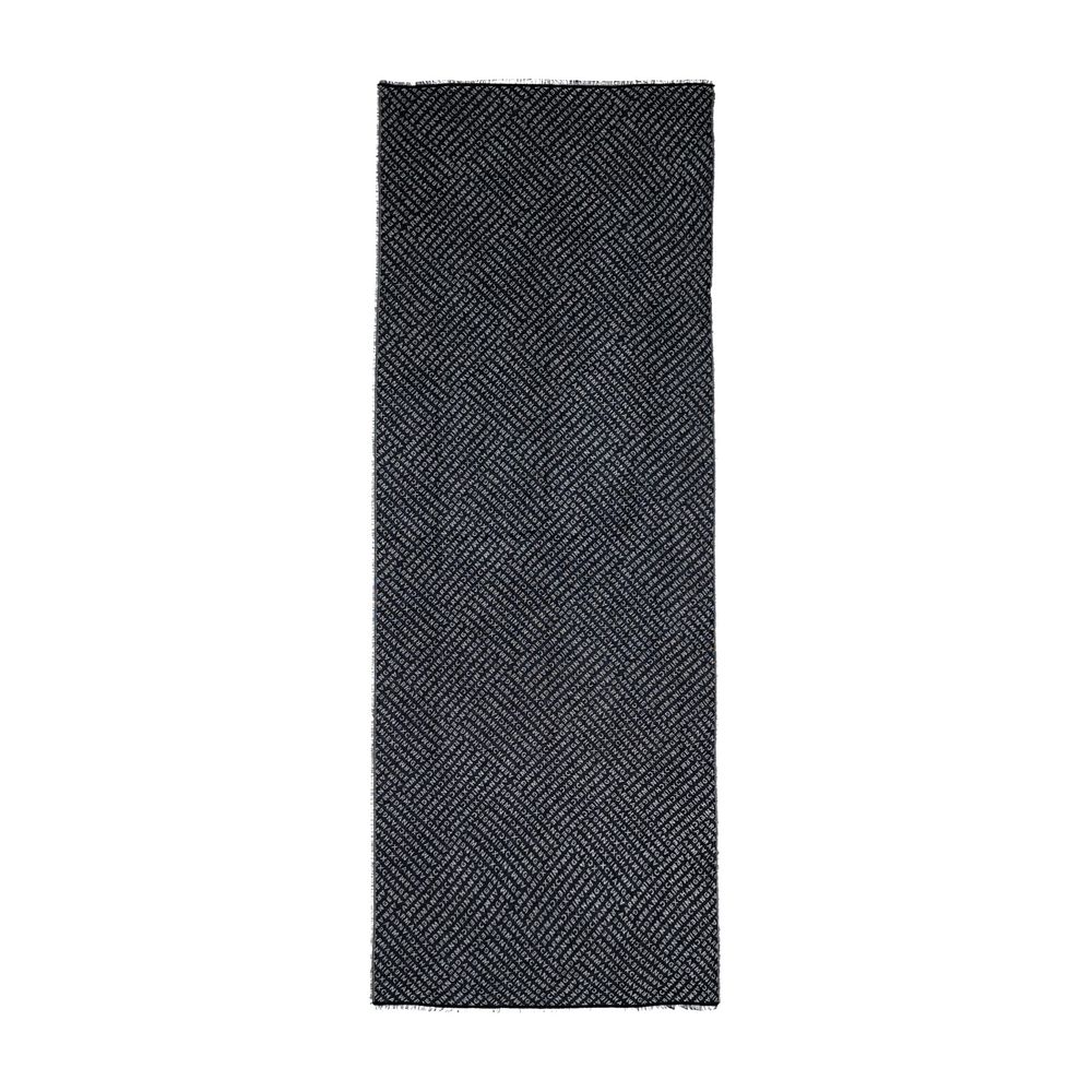 Armani Exchange Blue Viscose Scarf