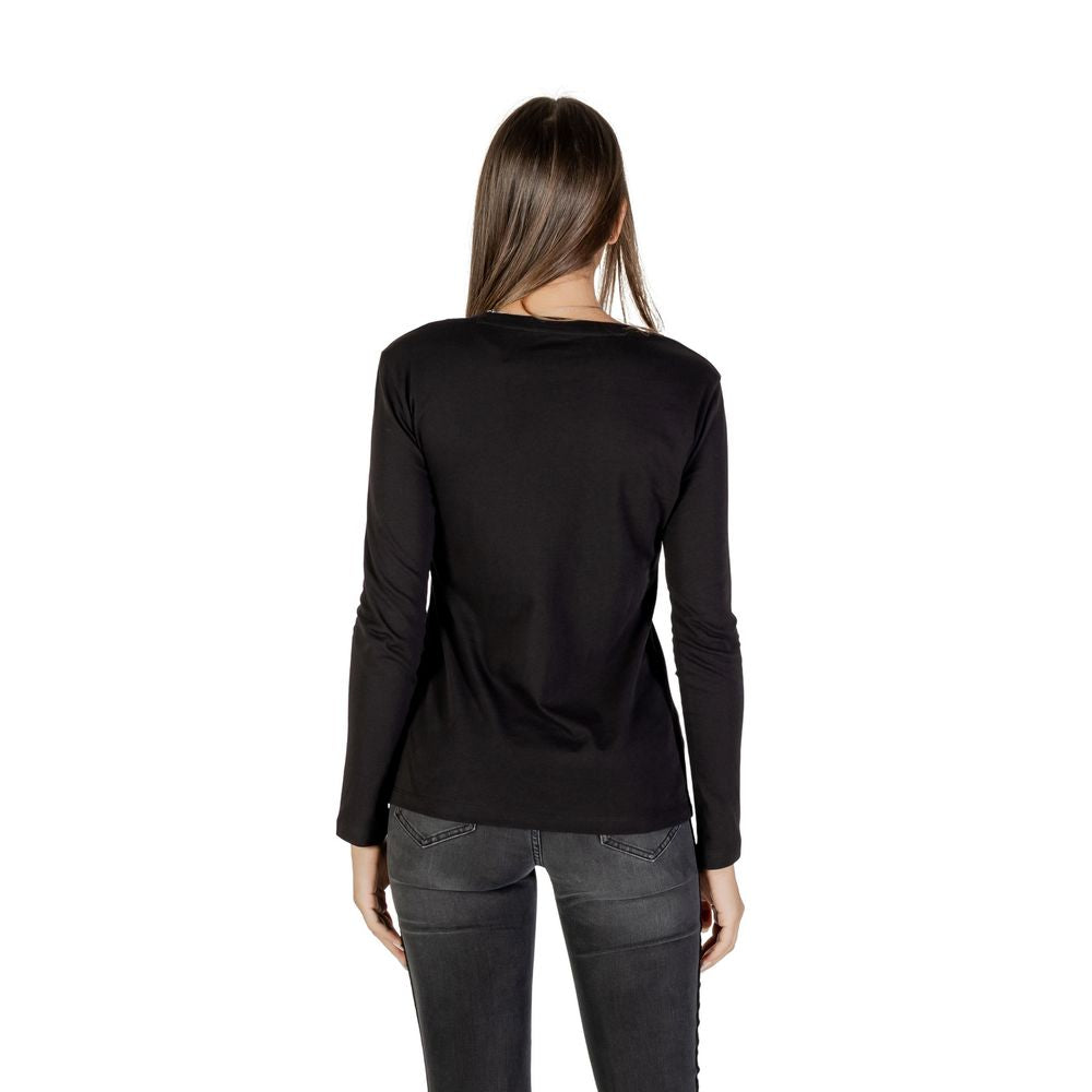 Armani Exchange Bicolor Cotton Long Sleeve T-Shirt