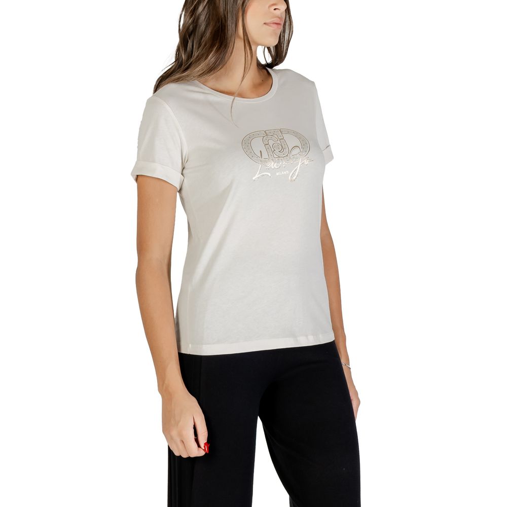 Liu Jo White Cotton T-Shirt