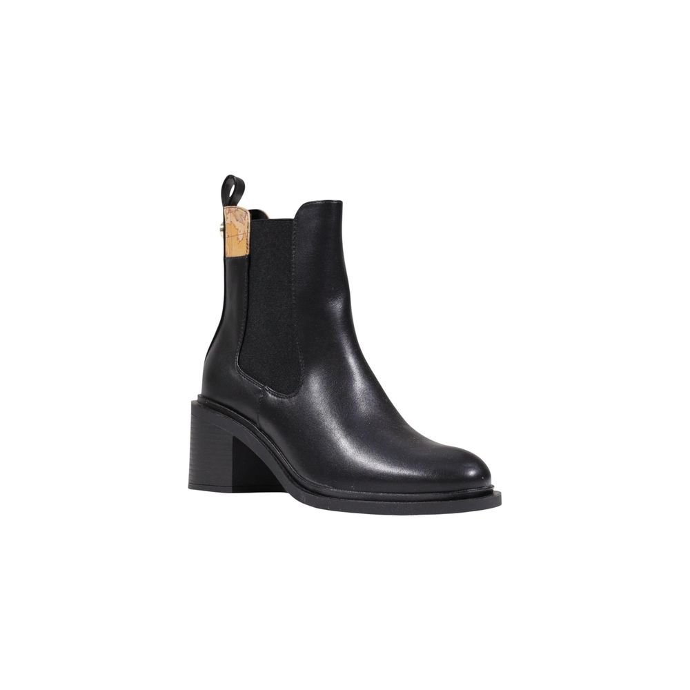 Alviero Martini Prima Classe Black Polyethylene Ankle Boots
