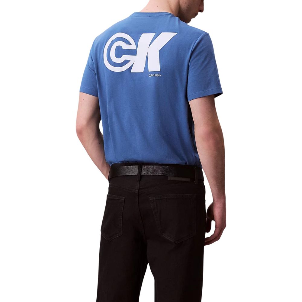Calvin Klein Jeans Blue Cotton T-Shirt