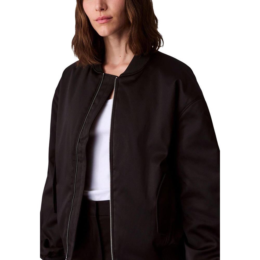 Calvin Klein Jeans Black Recycled Polyester Bomber