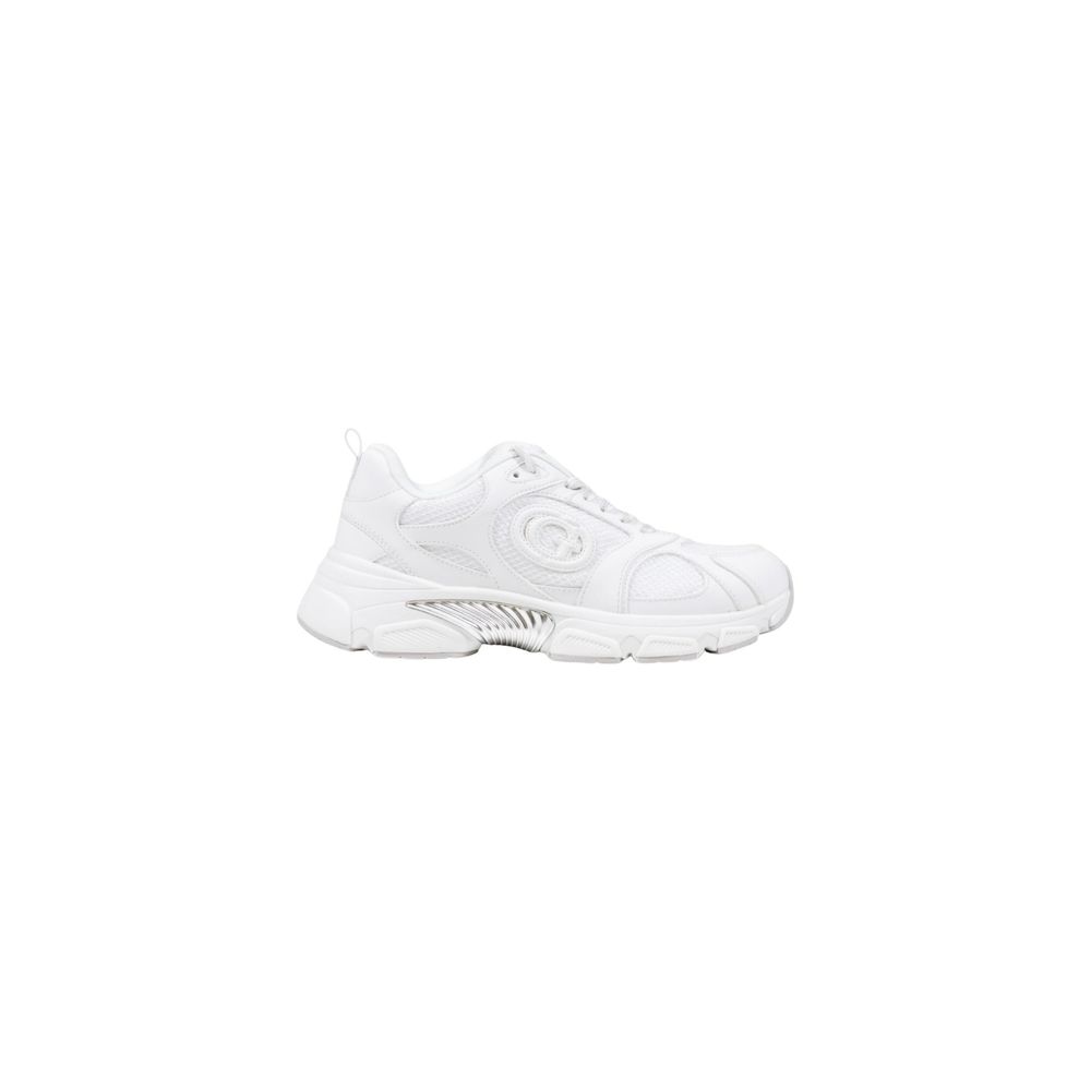 Guess White Polyester Chunky Sneakers