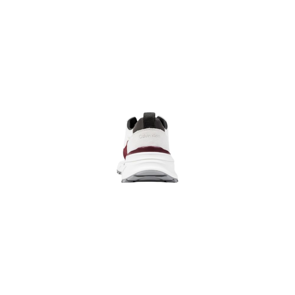 Calvin Klein Cream Suede Leather Chunky Sneakers