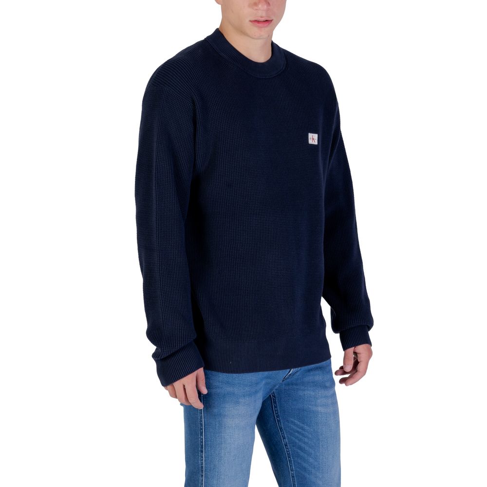 Calvin Klein Jeans Blue Cotton Sweatshirt