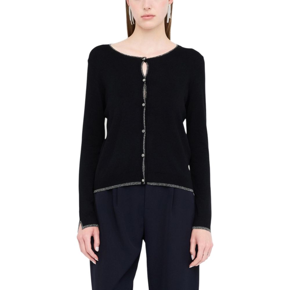 Liu Jo Black Textile Cardigan