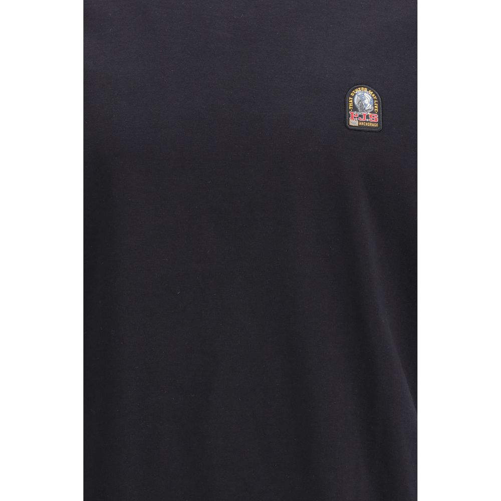 Parajumpers Black Cotton T-Shirt