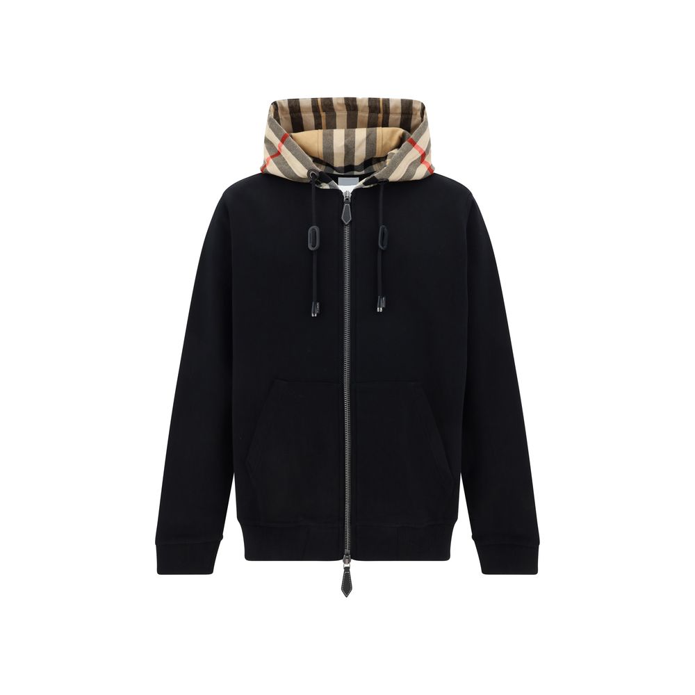 Burberry Black Cotton Sweatshirt