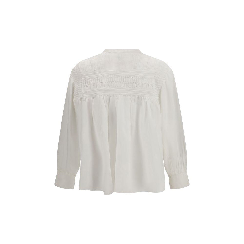 Marant Etoile White Cotton Blouse