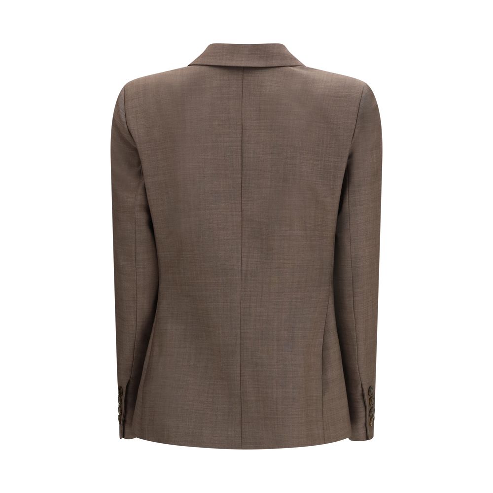 Blazé Milano Brown Fleece Wool Blazer