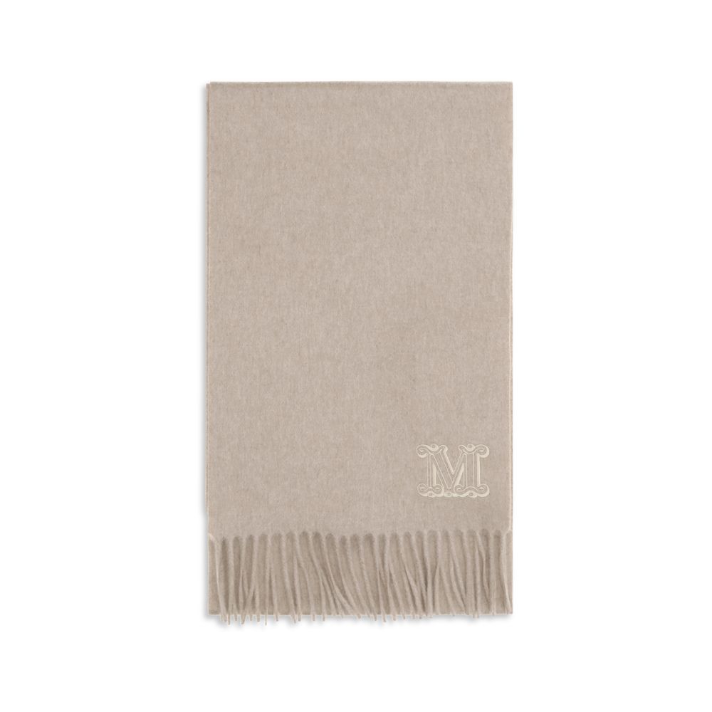 Max Mara Beige Cashmere Scarf