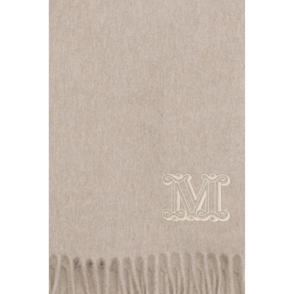 Max Mara Beige Cashmere Scarf