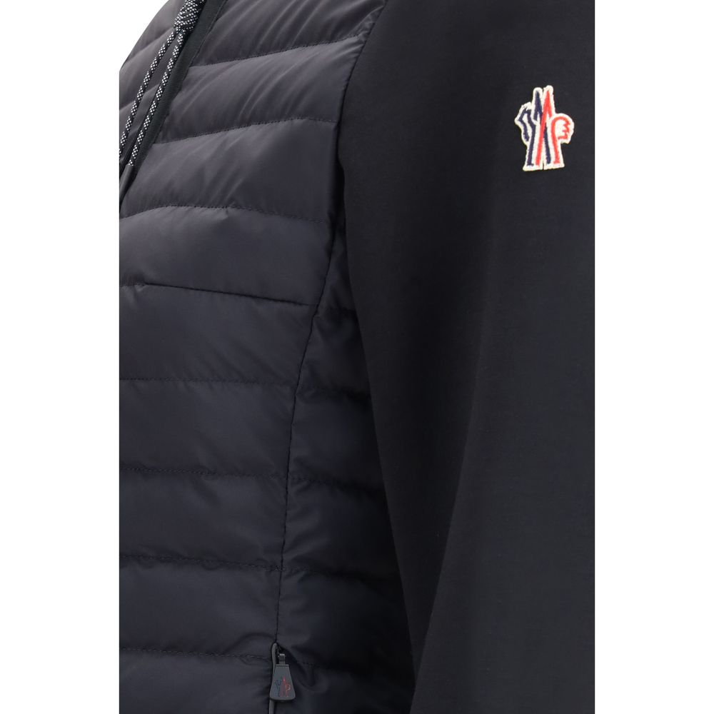 Moncler Grenoble Black Polyamide Full-Length Jacket
