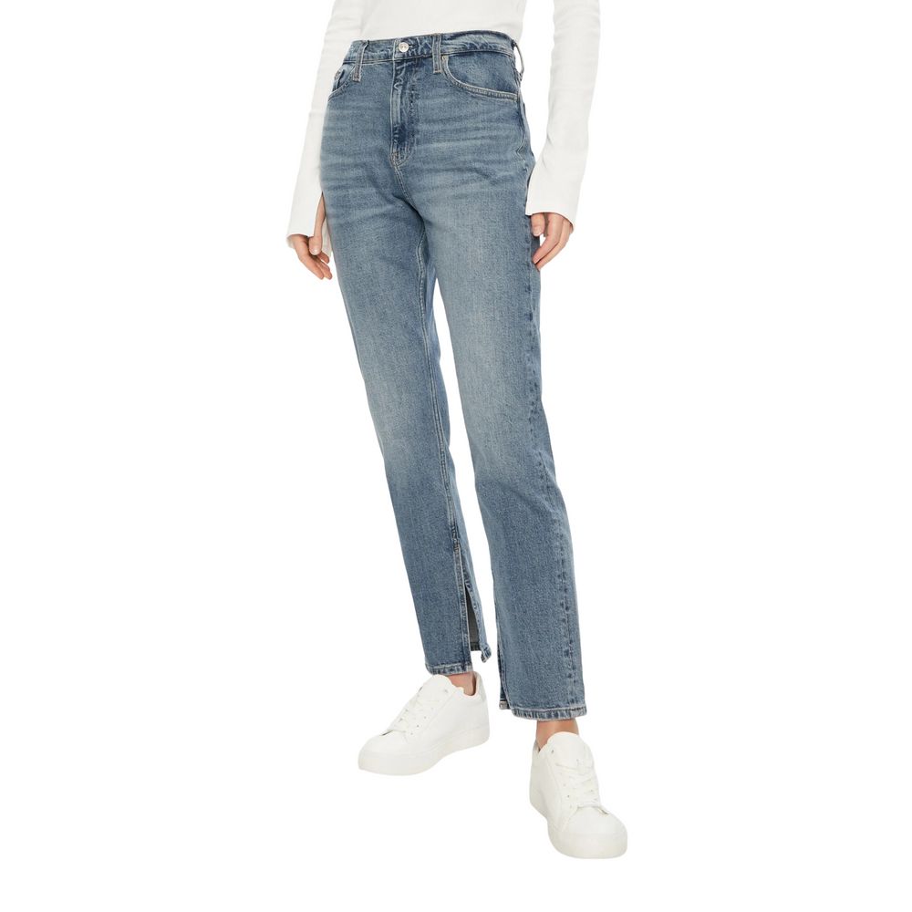Calvin Klein Jeans Blue Cotton Skinny Jeans