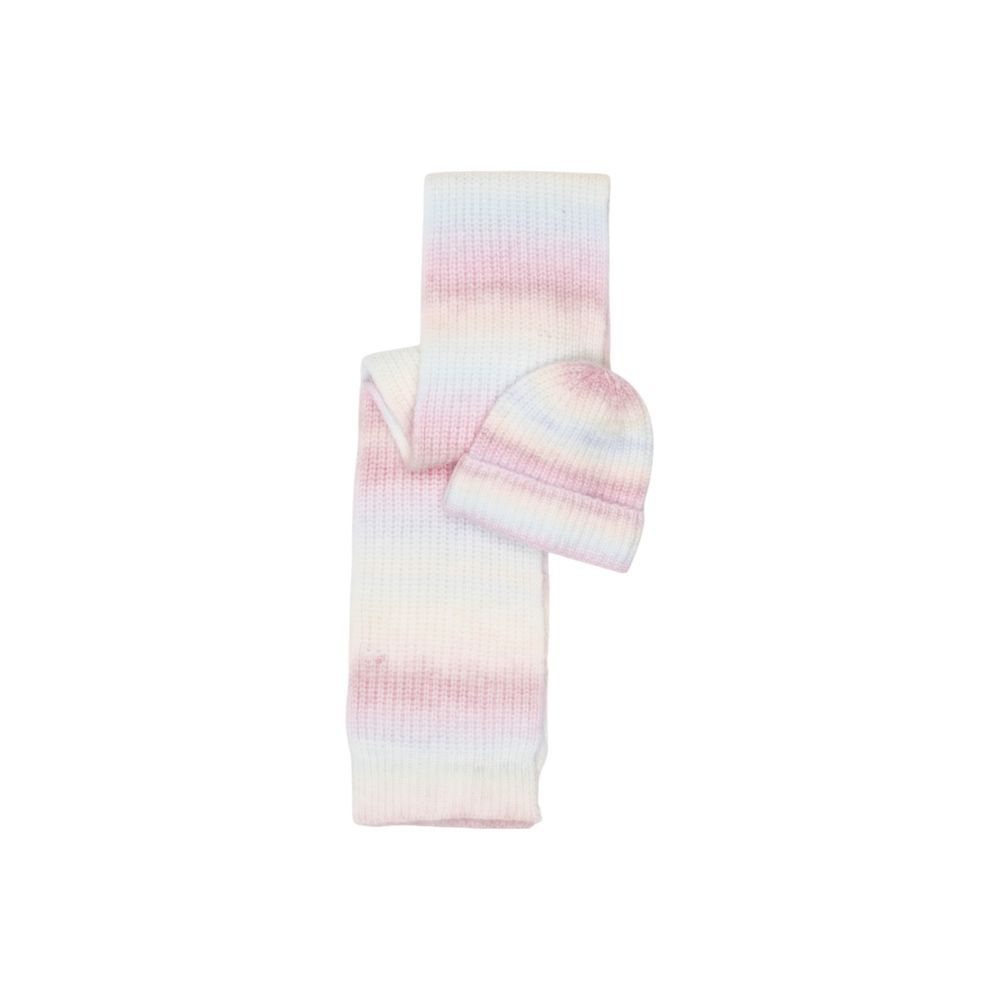 Pieces Multicolor Marabou Beanie