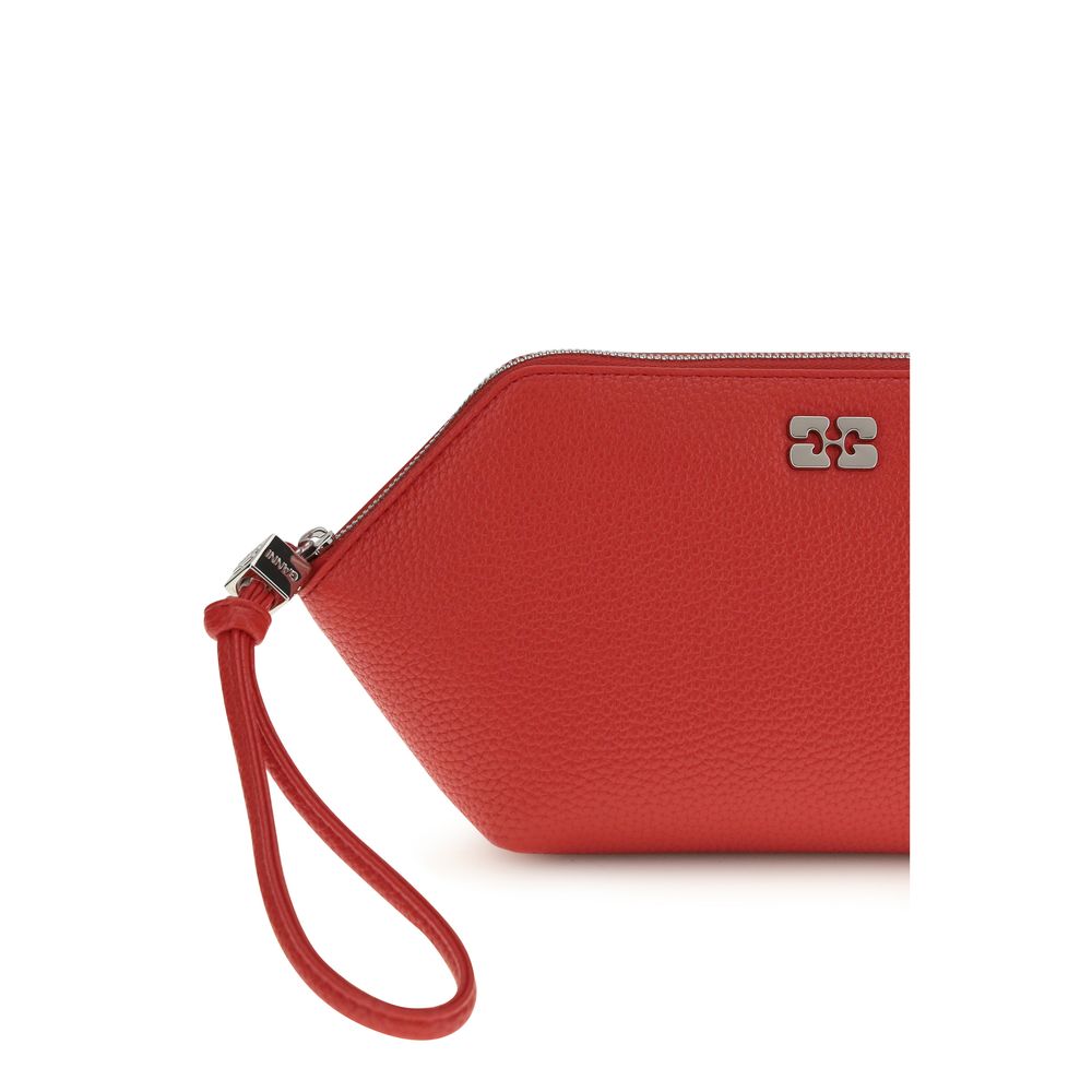 Ganni Multicolor Recycled Leather Clutch Bag