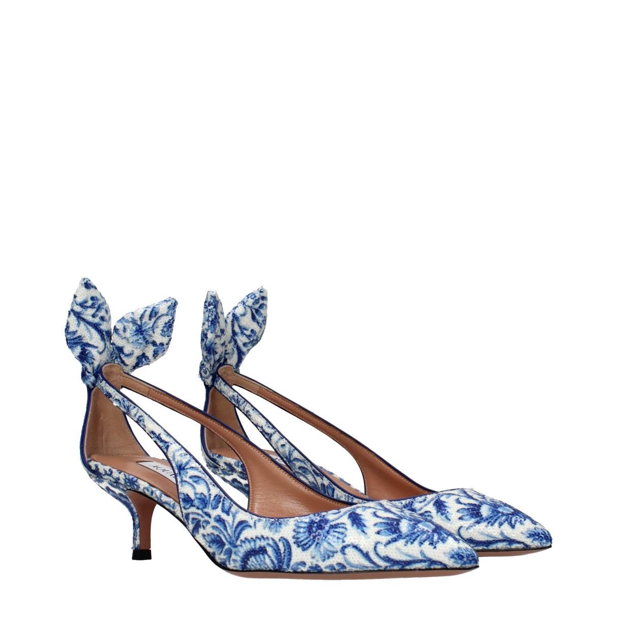 Aquazzura Blue Paillettes Pumps