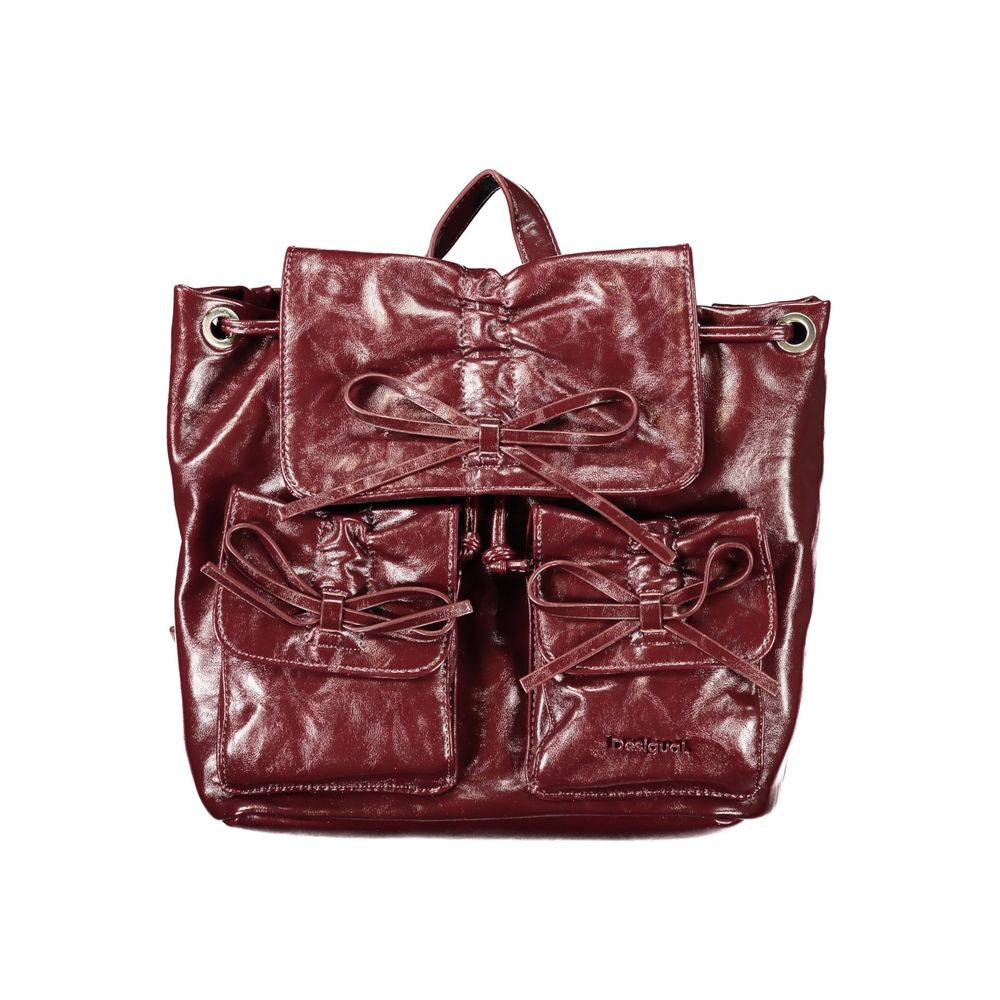 Desigual Burgundy Polyurethane Women Backpack